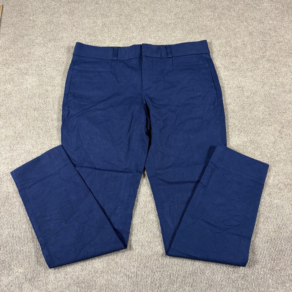 Banana Republic Sloan Pants Womens 0P Petite Blue Slim Ankle Stretch NWT